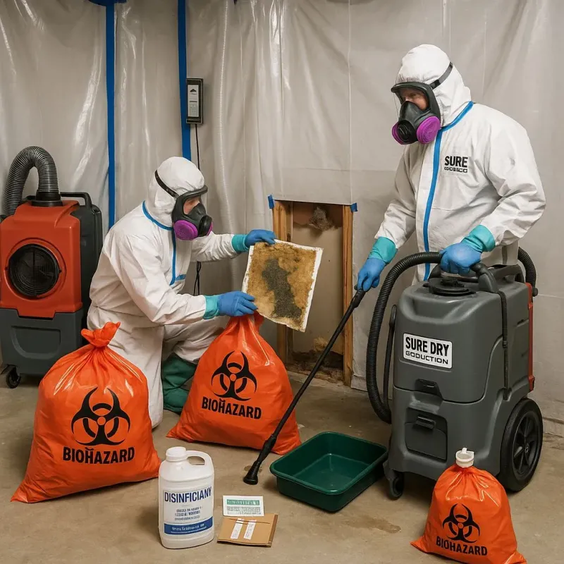 Contaminated Water Handling Protocols process in Holly Springs, NC