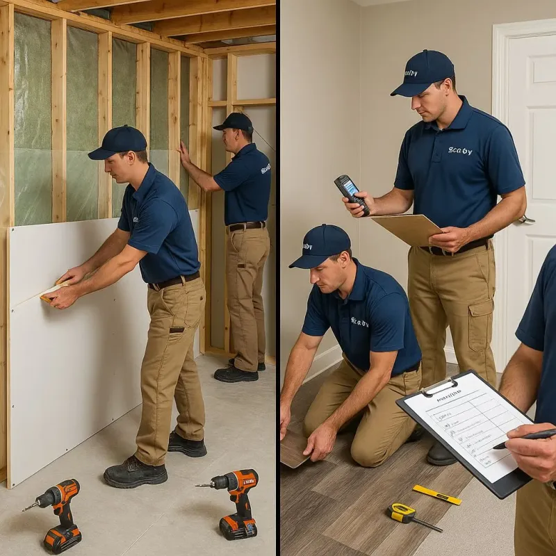 Repairs and Reconstruction process in Holly Springs, NC