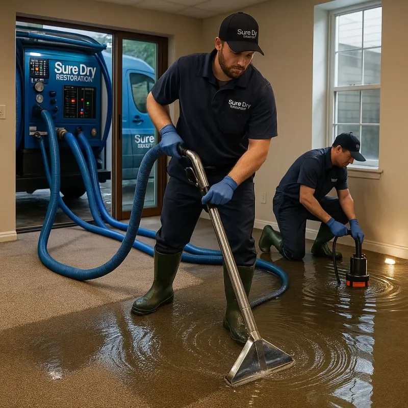 Water Extraction and Removal process in Holly Springs, NC